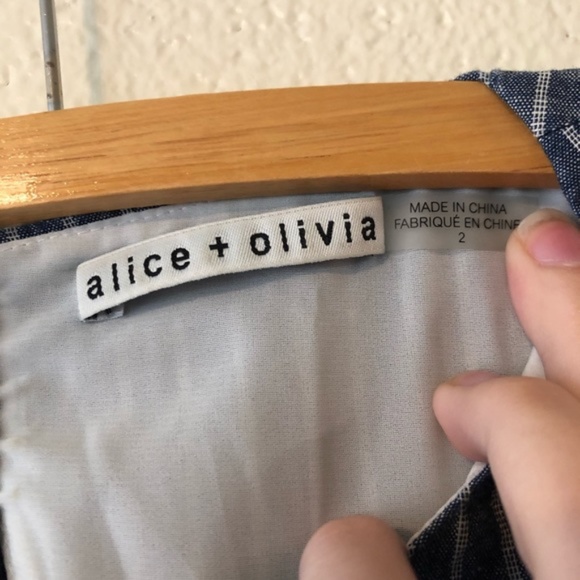 A+O Everly Striped Blue Culotte Jumpsuit Size 2 - Picture 4 of 7